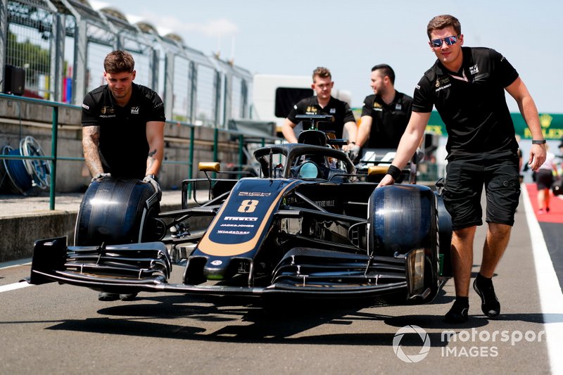 La Haas VF-19 de Romain Grosjean