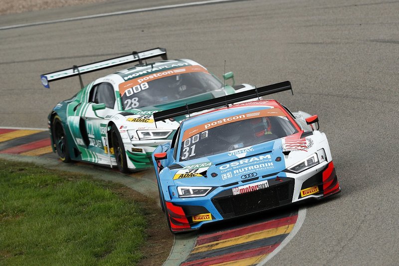 Patric Niederhauser, Kelvin van der Linde, Audi R8 LMS GT3, HCB Rutronik Racing