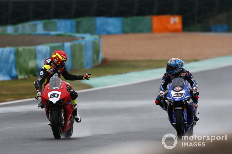 Sylvain Barrier, Brixx Performance
, Marco Melandri, GRT Yamaha WorldSBK