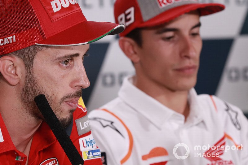 Andrea Dovizioso, Ducati Team, Marc Marquez, Repsol Honda Team