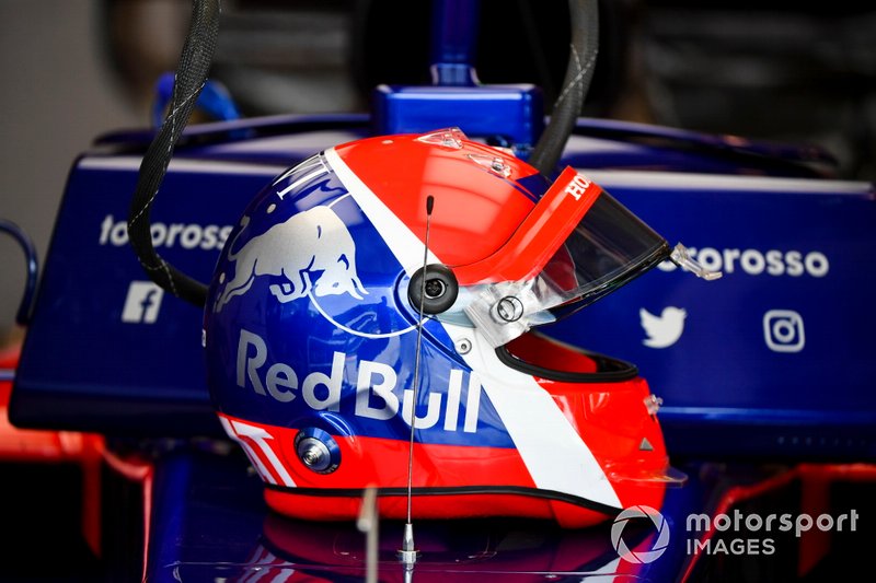 Il casco di Daniil Kvyat, Toro Rosso
