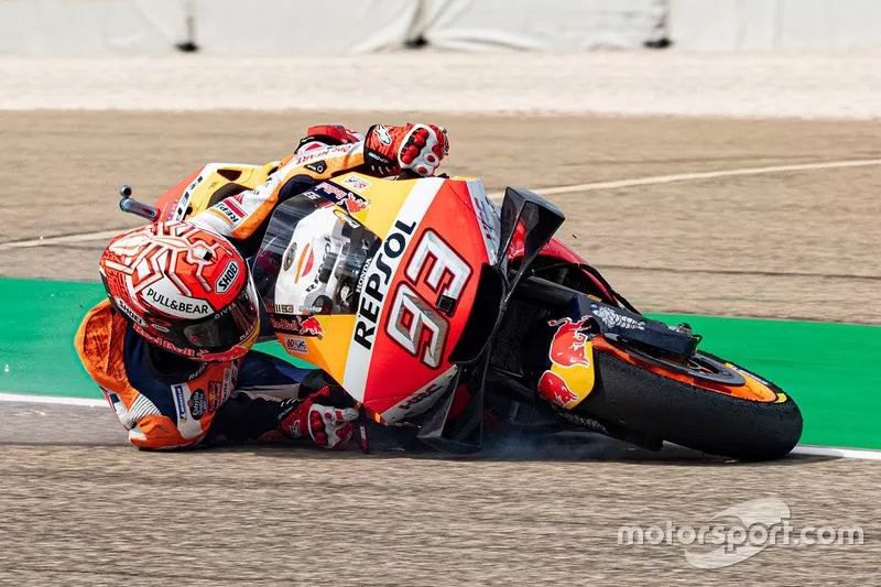 Sturz: Marc Marquez, Repsol Honda Team