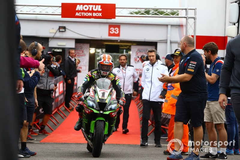 Jonathan Rea, Kawasaki Racing Team, conquista il 2° posto, durante le Qualifiche