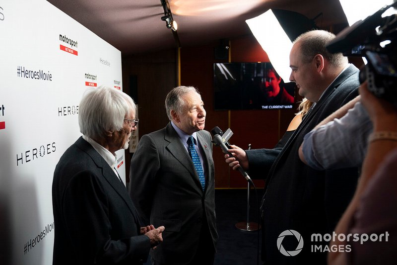 Jean Todt, President, FIA, Bernie Ecclestone