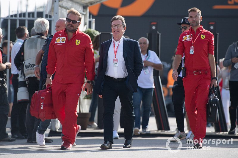 Ferrari team members