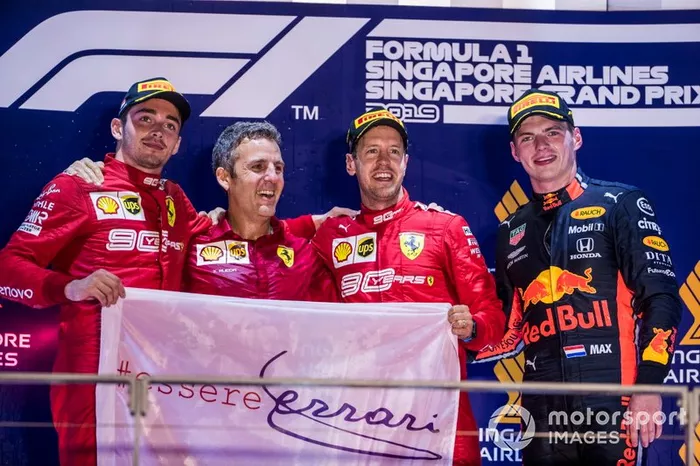 GP de Singapura: Vettel vence Leclerc na estratégia