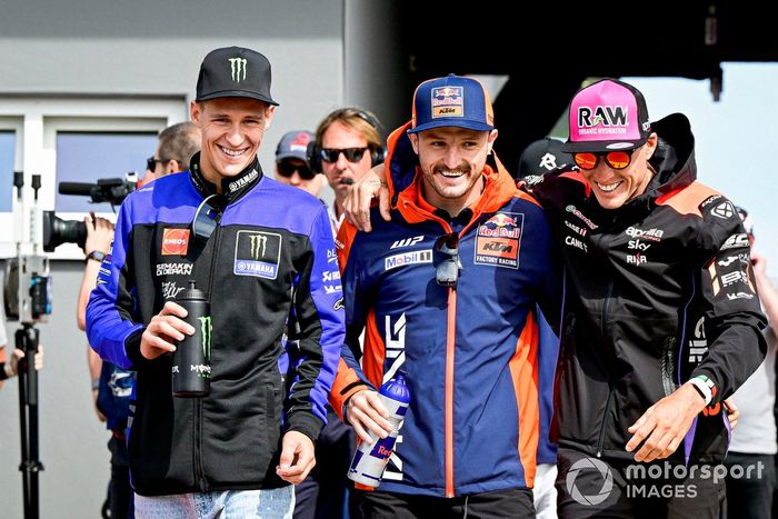 Aleix Espargaró, Aprilia Racing Team, Jack Miller, Red Bull KTM Factory Racing, Fabio Quartararo, Yamaha Factory Racing