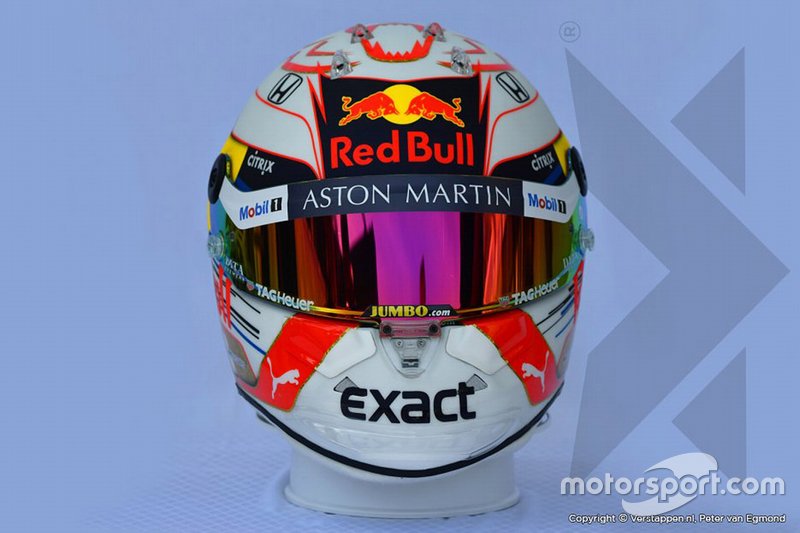 Шлем Макса Ферстаппена, Red Bull Racing