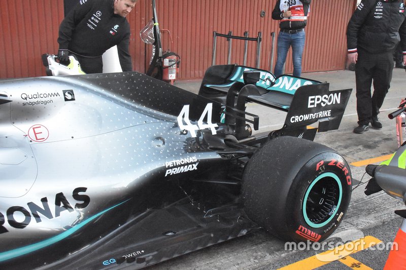 Detalle del Mercedes AMG F1