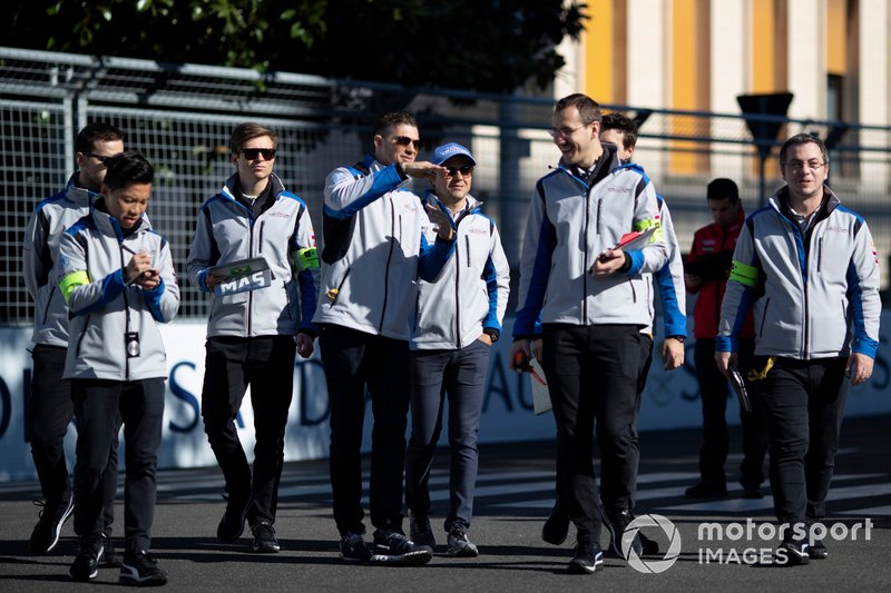 Felipe Massa, Venturi Formula E, Edoardo Mortara, Venturi Formula E, walk the track