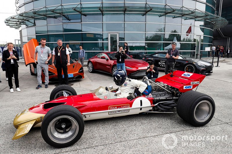 Дэймон Хилл и Lotus 49 Грэма Хилла