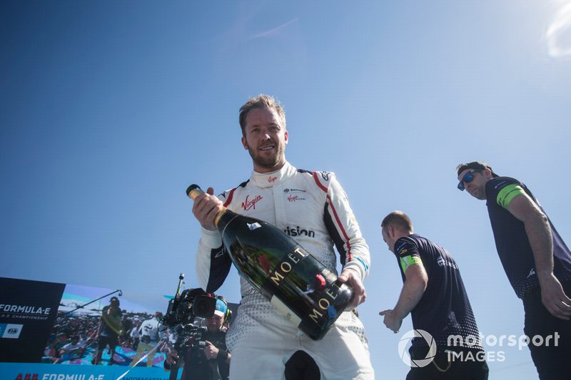 Ganador, Sam Bird, Envision Virgin Racing celebra
