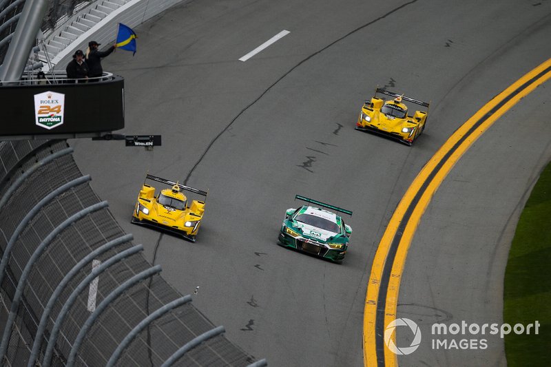 #84 JDC-Miller Motorsports Cadillac DPi, DPi: Simon Trummer, Stephen Simpson, Chris Miller, Juan Piedrahita, #29 Montaplast by Land Motorsport Audi R8 LMS GT3, GTD: Daniel Morad, Christopher Mies, Dries Vanthoor