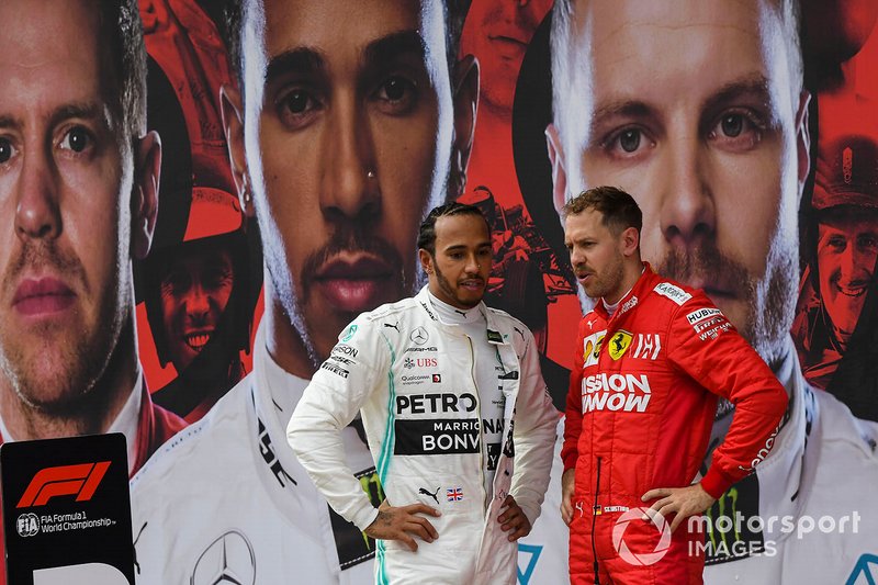 Lewis Hamilton, Mercedes AMG F1, Sebastian Vettel, Ferrari