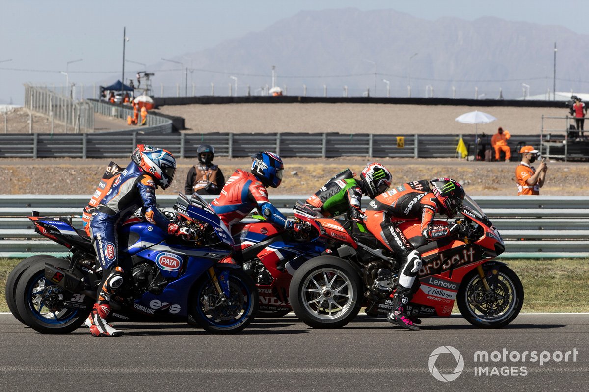 Scott Redding, Aruba.It Racing - Ducati, Jonathan Rea, Kawasaki Racing Team WorldSBK, Leon Haslam, Team HRC, Garrett Gerloff, GRT Yamaha WorldSBK Team