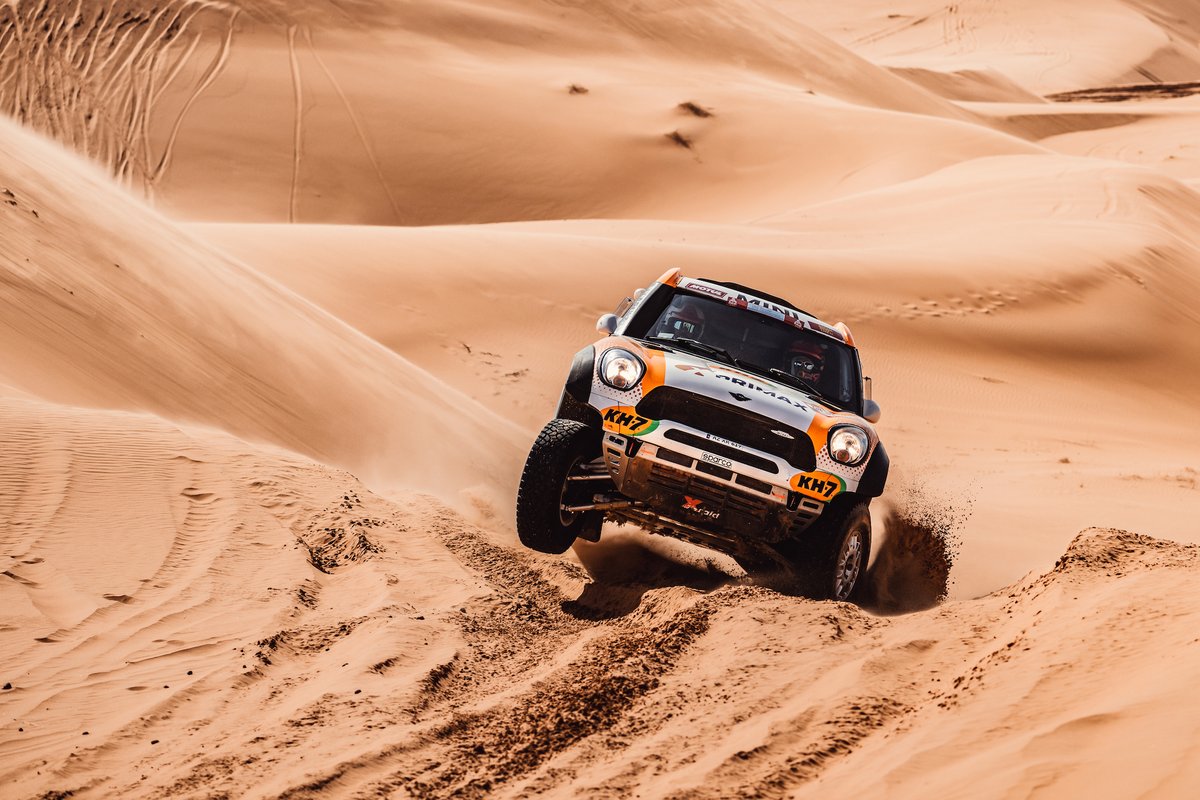 #238 X-Raid Mini John Cooper Works Rally Mini: Laia Sanz, Maurizio Gerini