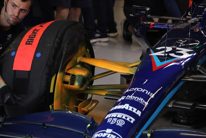 Williams FW44 con parafina