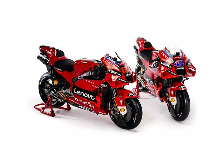 Presentación de la moto Ducati