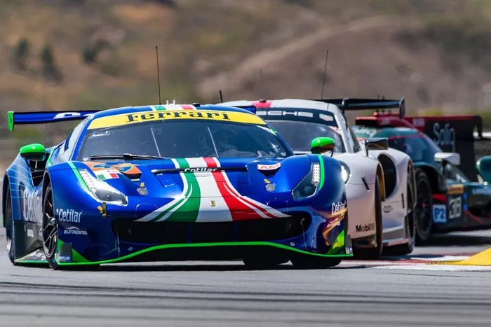 #47 Cetilar Racing, Ferrari 488 GTE Evo: Giorgio Sernagiotto, Roberto Lacorte, Antonio Fuoco