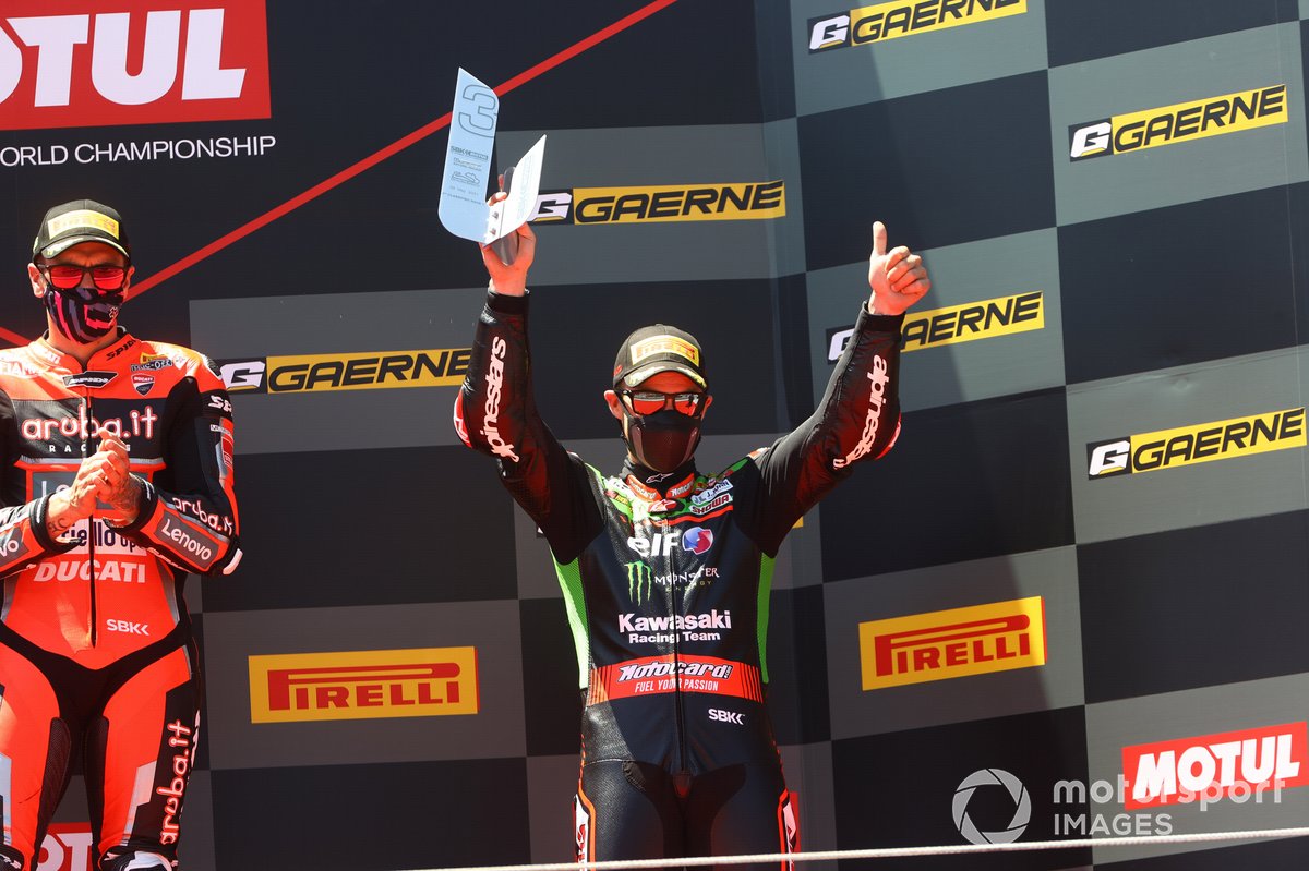 Podio: tercer lugar Jonathan Rea, Kawasaki Racing Team WorldSBK, WorldSBK