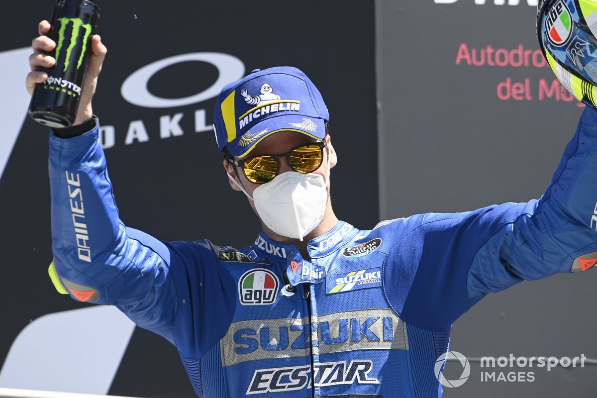 Podio: tercer lugar Joan Mir, Team Suzuki MotoGP