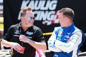 IndyCar team owner Michael Shank and A.J. Allmendinger, Kaulig Racing, Chevrolet Camaro