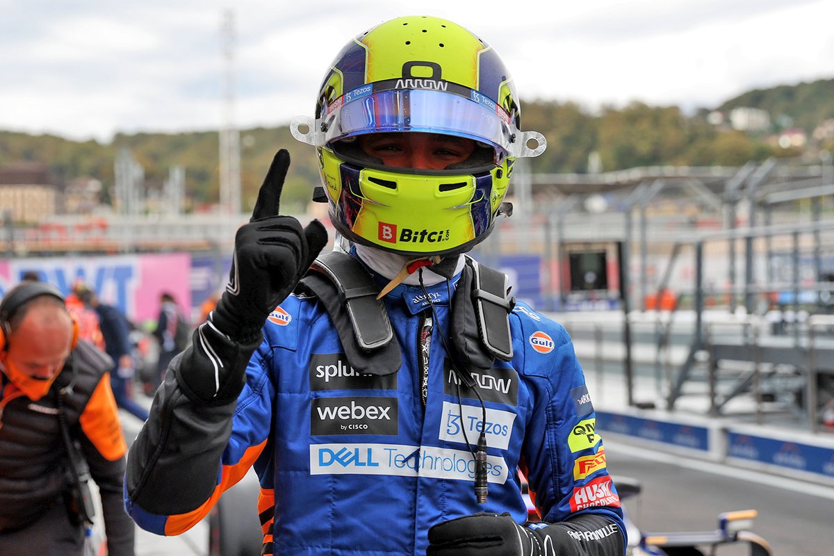 Polesitter Lando Norris, McLaren