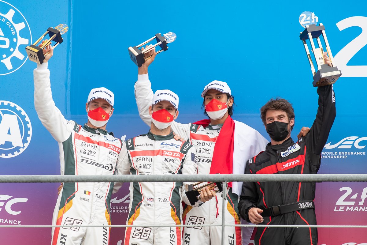 #28 JOTA Oreca 07 - Gibson LMP2, Sean Gelael, Stoffel Vandoorne, Tom Blomqvist