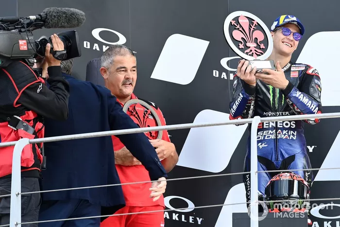 Podio: segundo lugar Fabio Quartararo, Yamaha Factory Racing