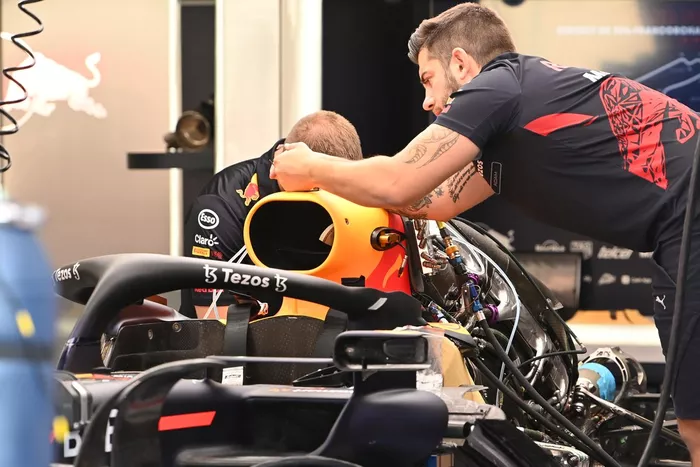 Detalle del Red Bull Racing RB18