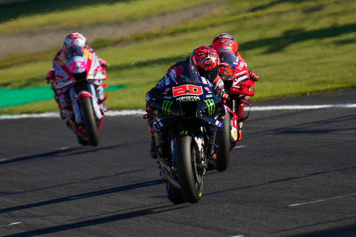 Fabio Quartararo, Pecco Bagnaia et Enea Bastianini
