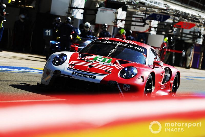 #91 Porsche GT Team Porsche 911 RSR - 19: Gianmaria Bruni, Richard Lietz, Frederic Makowiecki 