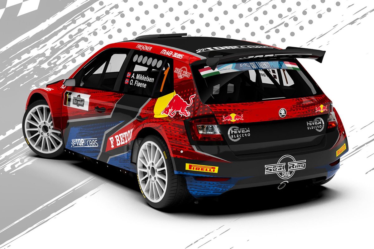 Andreas Mikkelsen, Ola Fløene, Skoda Fabia R5 evo