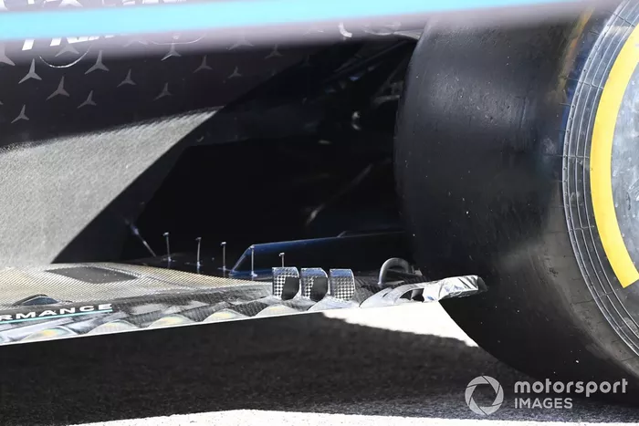 Mercedes technical detail