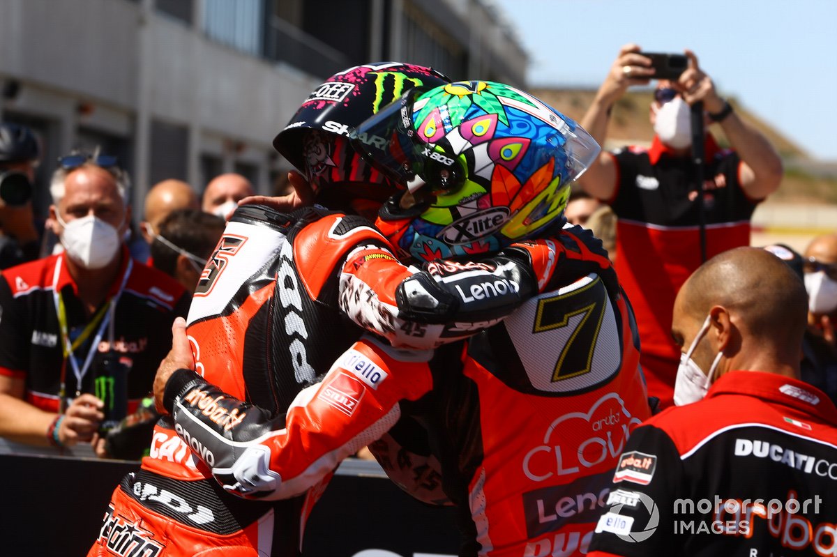 Scott Redding, Aruba.it Racing Ducati, Chaz Davies, Aruba.it Racing Ducati