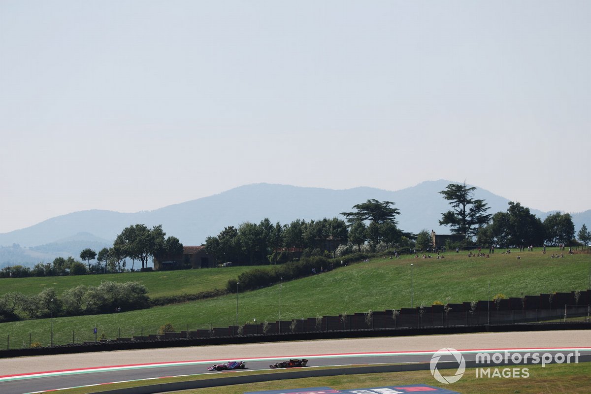 Lance Stroll, Racing Point RP20, Charles Leclerc, Ferrari SF1000