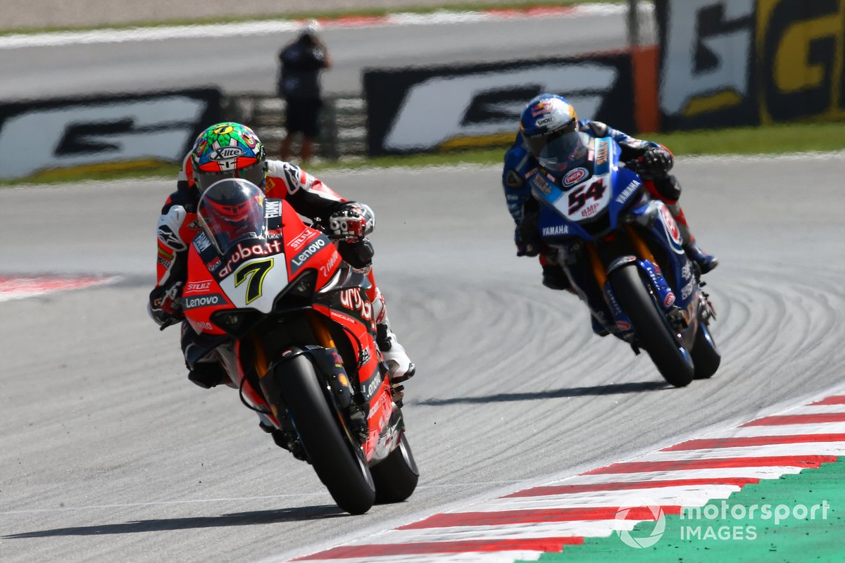 Chaz Davies, ARUBA.IT Racing Ducati, Toprak Razgatlioglu, Pata Yamaha