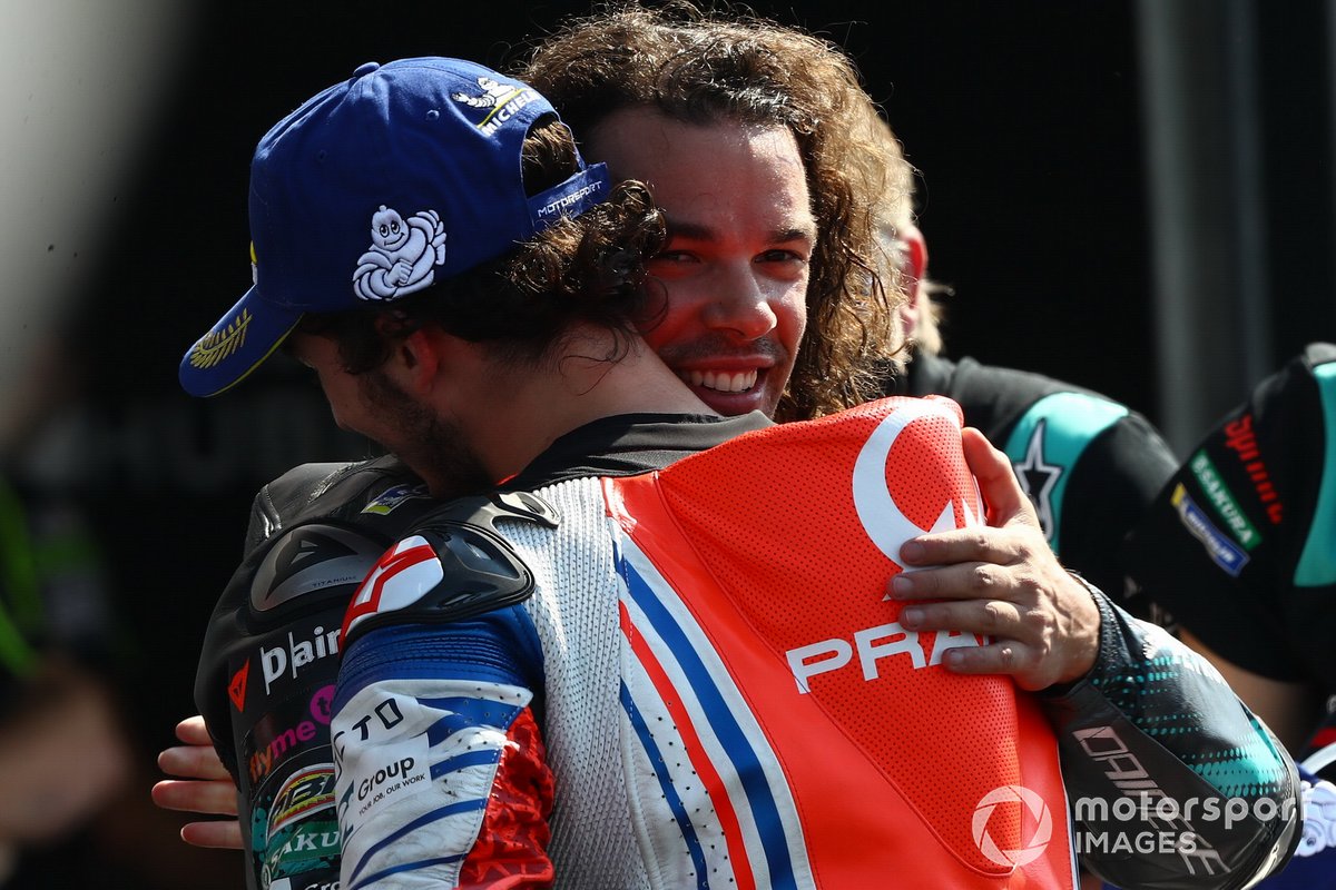 Franco Morbidelli, Petronas Yamaha SRT, Francesco Bagnaia, Pramac Racing