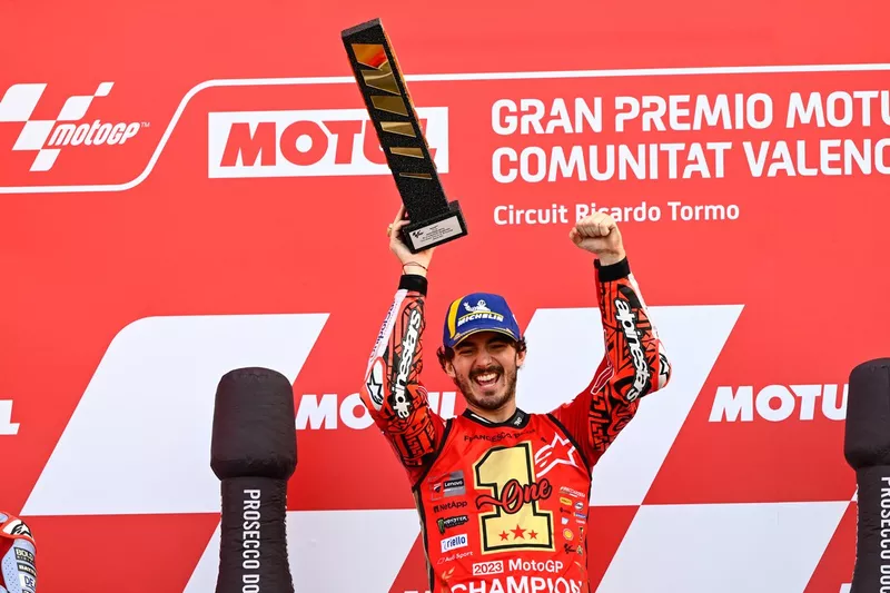 World champion Francesco Bagnaia, Ducati Team
