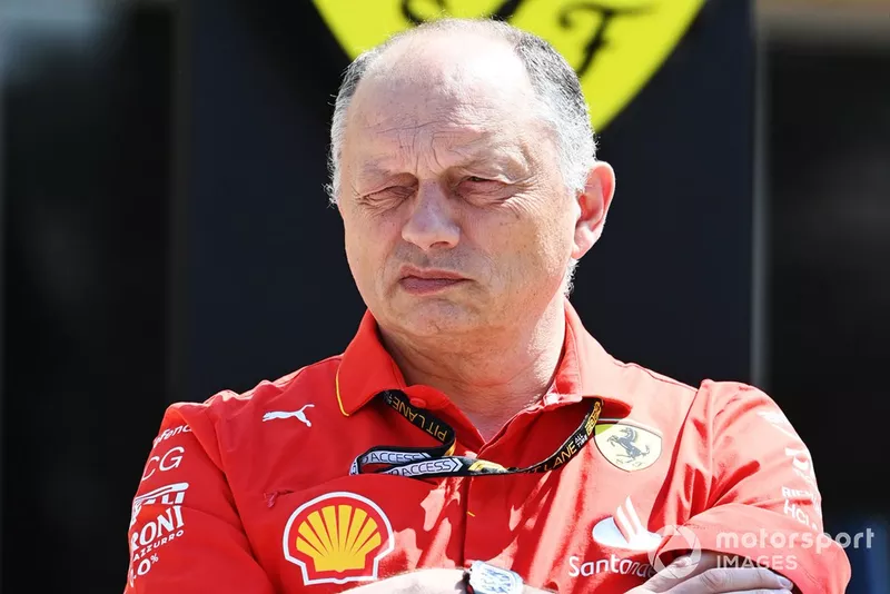 Frederic Vasseur, directeur de l'équipe et directeur général de la Scuderia Ferrari 