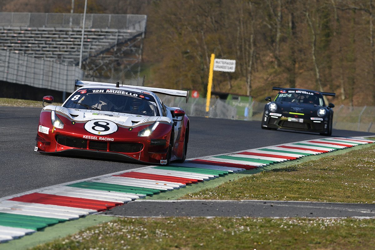 #8 Kessel Racing: Leonardo Maria Del Vecchio, Alessandro Cutrera, Marco Talarico, Marco Frezza, Ferrari 488 GT3 Evo