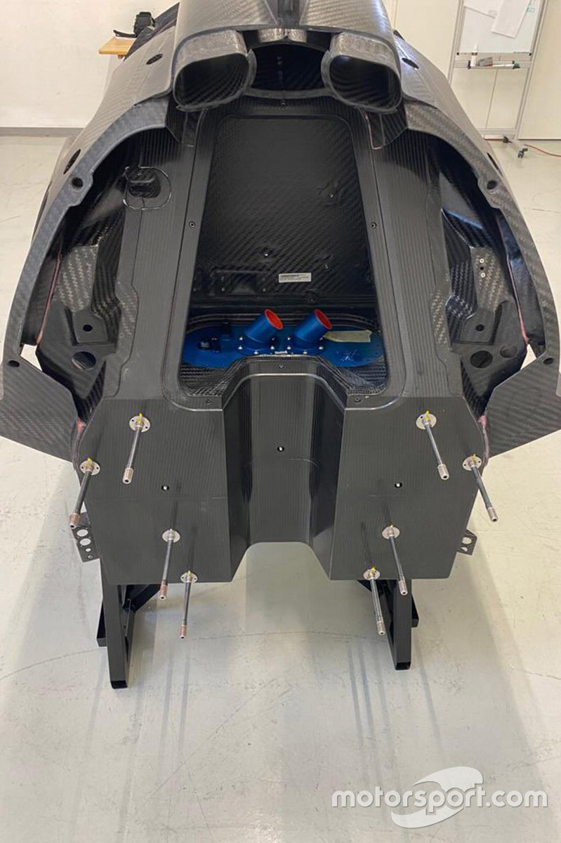 Glickenhaus 007 LMH detalle de la célula de combustible