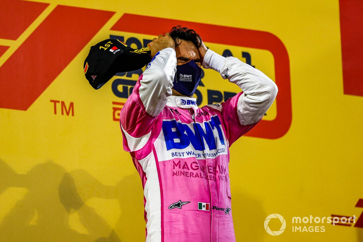 Más carreras disputadas antes de la primera victoria (190): Sergio Pérez, Racing Point (GP de Sakhir)