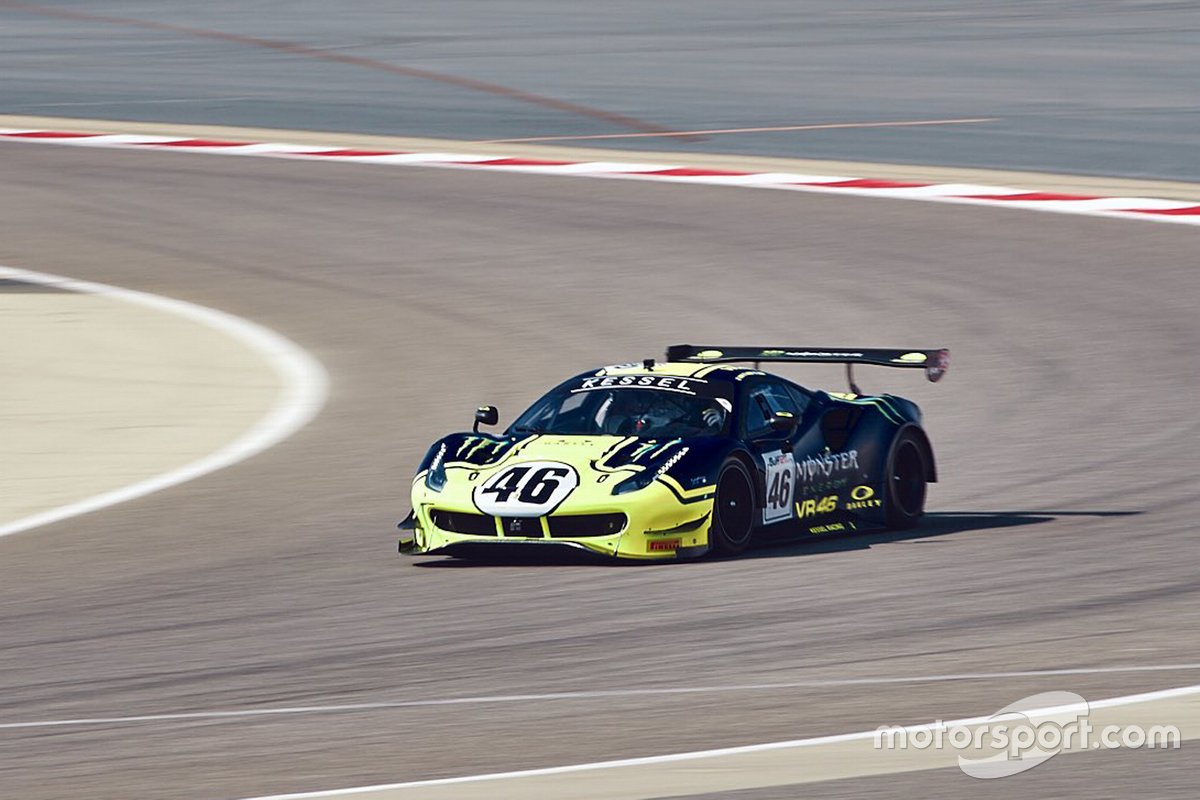 #46 Kessel Racing Monster VR46, Ferrari 488 GT3: Valentino Rossi, Alessio Salucci, Luca Marini