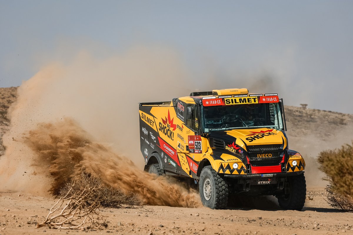 #503 Big Shock Racing Iveco: Martin Macik, Frantisek Tomasek, David Svanda