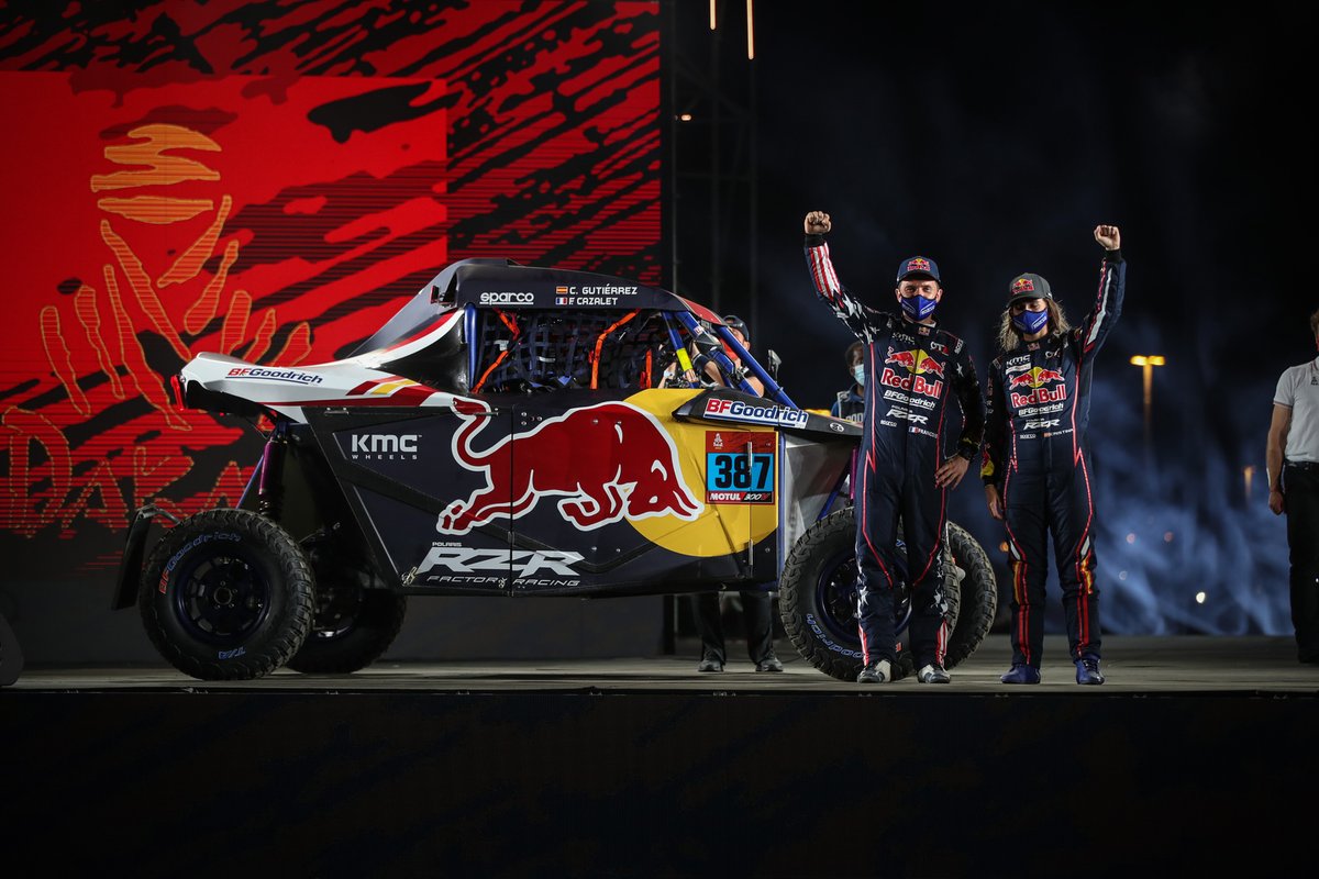 #387 Red Bull Off-Road Team USA OT3: Cristina Gutierrez Herrero, Francois Cazalet