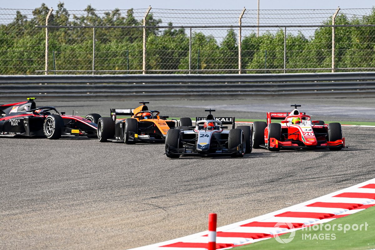 Nikita Mazepin, Hitech Grand Prix y Mick Schumacher, Prema Racing