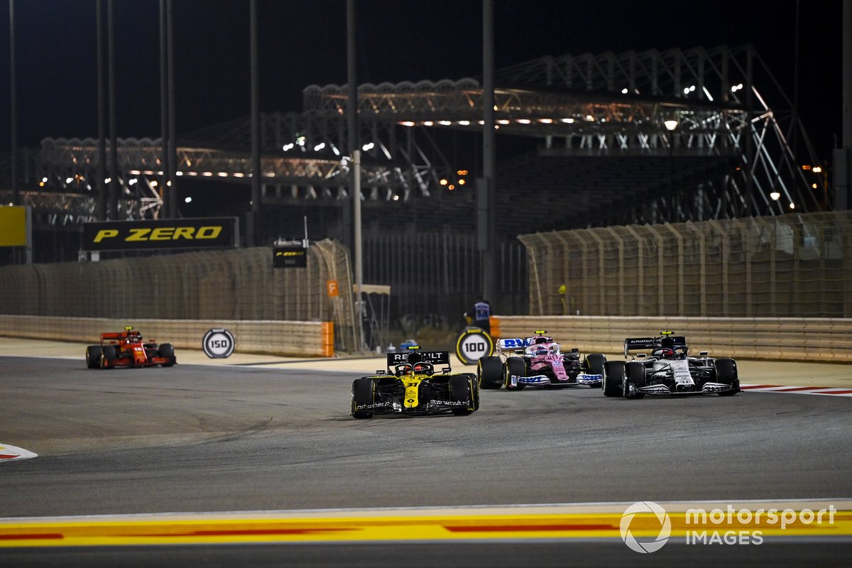 Esteban Ocon, Renault F1 Team R.S.20, Pierre Gasly, AlphaTauri AT01, Lance Stroll, Racing Point RP20