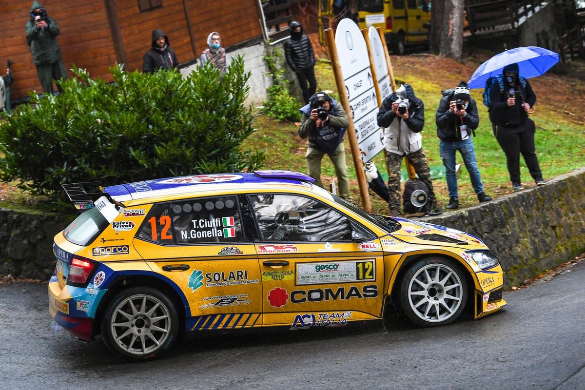Tommaso Ciuffi, Nicolò Gonella, Balbosca, Skoda Fabia Rally2 Evo