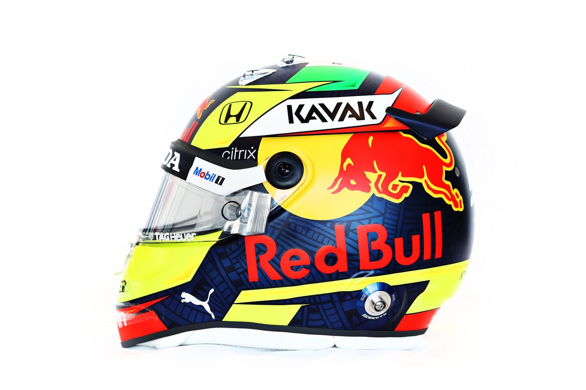 Casco de Sergio Perez, Red Bull Racing